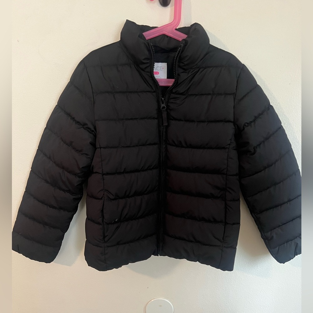 Children’s place puffer jacket black size medium outerwear
